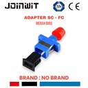 Adapter SC to FC SC-FC Fiber Optik Connector Optic FA03 (merahbiruu)