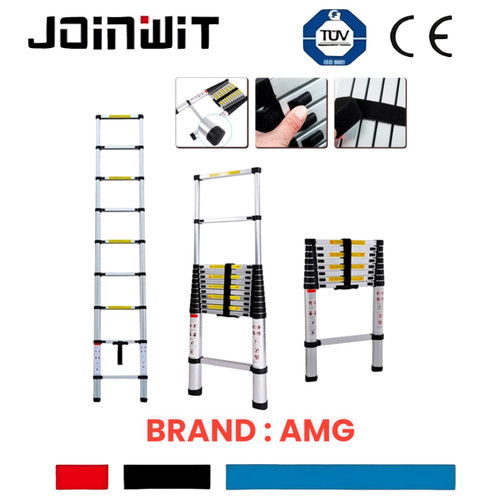 Tangga Lipat Aluminium Teleskopik 8M Single Telescopic Ladder 8 M