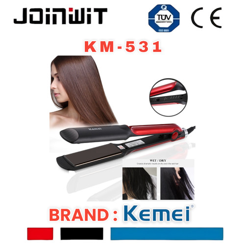 Catokan KEMEI KM 531 Catok rambut Lurus temperatur suhu ionic KM531