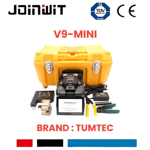 splicer tumtec v9 mini tumtech splicing v 9 ftth set fiber optic fo