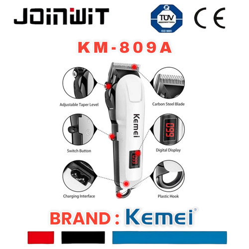 Hair Clipper Kemei KM-809A Alat Mesin Cukur Rambut 809a