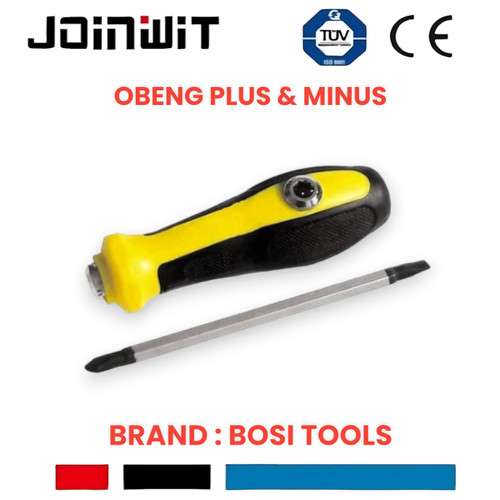 Obeng Bolak Balik Plus Min /screw driver Bosi Tools BS466906 Tool kit