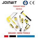 Toolset Toolkit Toolbox Tool Set Tool Kit Tool Box 18pcs BOSI TOOLS