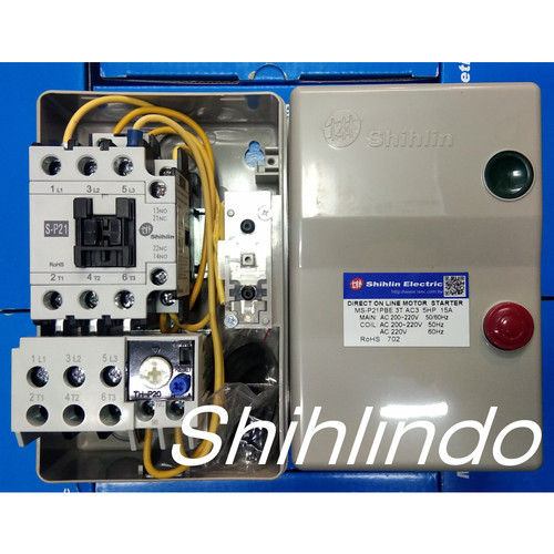 DOL Starter / Magnetic Switch MS-P21PBE 21A Shihlin 220V / 380V