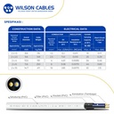 Wilson Cables - NYM 2x4 mm² 50 Meter - Kabel Tembaga Kawat