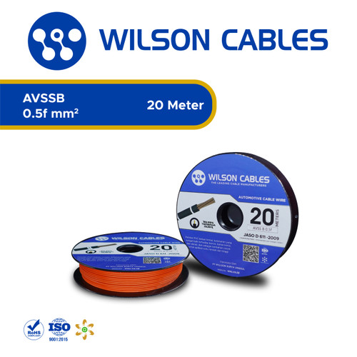 Wilson Cables - AVSSB 0.5f mm² 20 Meter - Kabel Otomotif