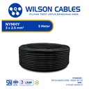 NYMHY 3x2.5 mm2 5 Meter - Kabel Tembaga Serabut Wilson Cables