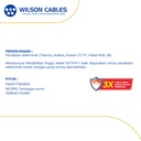 NYYHY 2x1.5 mm2 - Kabel Tembaga Serabut Wilson Cables