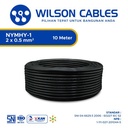 NYMHY-1 2x0.5 mm2 10 Meter - Kabel Tembaga Serabut Wilson Cables