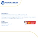 NYMHY-1 2x0.5 mm2 20 Meter - Kabel Tembaga Serabut Wilson Cables