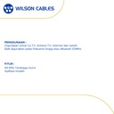 Wilson Cables - Kabel CCTV Coaxial RG 6 FW-OHM 75 300 Meter