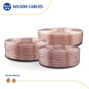 Wilson Cables - Kabel Audio 2x120 (2x3) 100 Meter - Transparan