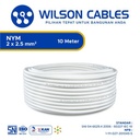 Wilson Cables - NYM 2x2.5 mm² 10 Meter - Kabel Tembaga Kawat