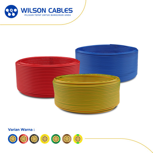 NYAF 2.5 mm2 100 Meter - Kabel Tembaga Serabut Wilson Cables