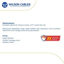 NYMHY 2x2.5 mm2 5 Meter - Kabel Tembaga Serabut Wilson Cables