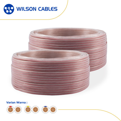 Wilson Cables - Kabel Audio / 2 X 0.75 mm2 (2 x 30/0.18) / Transparan