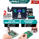 Yihua 938BD+-II Blower Solder Uap Hot Air Gun Soldering Station 110W