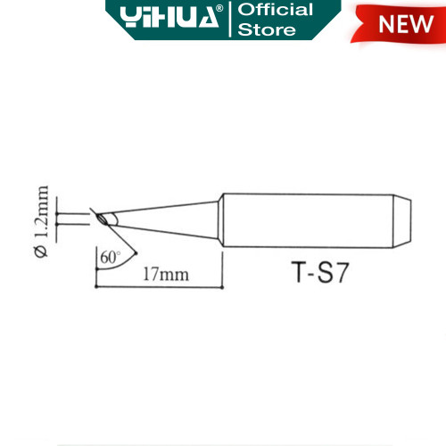 Yihua 900M-T-S7 Mata Solder Station Series 900M Soldering Iron Tip ORI