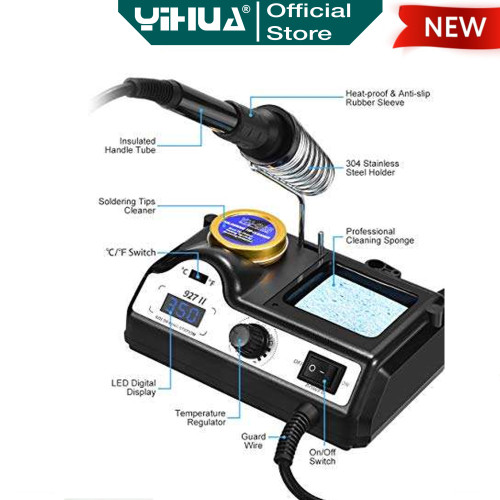 Yihua 927-II LED Solder Station Digital 60W Soldering Iron Welding ORI