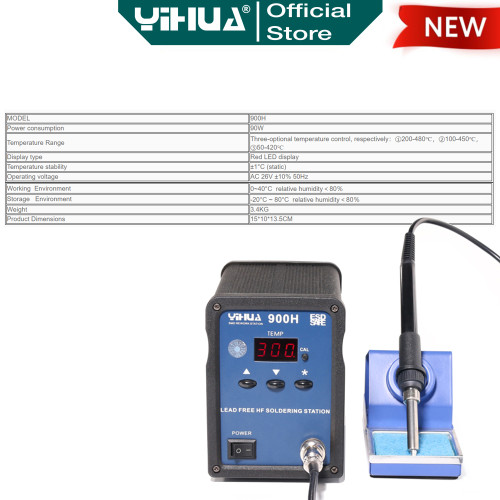 Yihua 900H Solder Station Lead Free HF 90W Soldering Digital Original