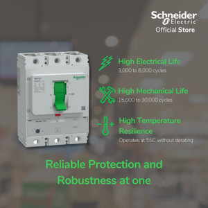 Schneider Electric GoPact MCCB 800 3P 50kA 630A ETU Adjust - G80N3E630