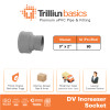 Fitting Pipa uPVC Trilliunbasics DV Increaser Socket 3" x 2" Inch