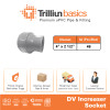 Fitting Pipa uPVC Trilliunbasics DV Increaser Socket 4" x 2 1/2" Inch