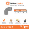 Fitting Pipa uPVC Trilliunbasics TS Faucet Elbow - 1/2" x 3/4" Inch