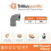 Fitting Pipa uPVC Trilliunpureflo AW Faucet Elbow 1/2" Inch