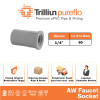 Fitting Pipa uPVC Trilliunpureflo AW Faucet Socket 1 1/4" Inch