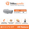 Fitting Pipa uPVC Trilliunpureflo AW Reducer 2" x 1 1/4" Inch