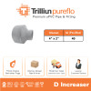 Fitting Pipa uPVC Trilliunpureflo D Increaser 4" x 2" Inch