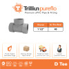 Fitting Pipa uPVC Trilliunpureflo D Tee 1 1/2" Inch