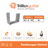 Fitting Talang uPVC Trilliun Union (140) - Talang Air Sambungan