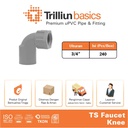 Fitting Pipa uPVC Trilliunbasics TS Faucet Elbow - 3/4" Inch