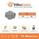 Fitting Pipa uPVC Trilliunbasics Water Mur Socket 3/4" Inch