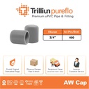 Fitting Pipa uPVC Trilliunpureflo AW Cap 3/4" Inch