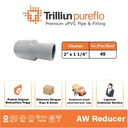 Fitting Pipa uPVC Trilliunpureflo AW Reducer 2" x 1 1/4" Inch