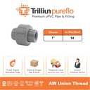 Fitting Pipa uPVC Trilliunpureflo AW Union Thread 1" Inch