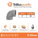 Fitting Pipa uPVC Trilliunpureflo D Elbow 2" Inch