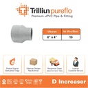 Fitting Pipa uPVC Trilliunpureflo D Increaser 6" x 4" Inch