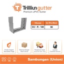 Fitting Talang uPVC Trilliun Union (140) - Talang Air Sambungan