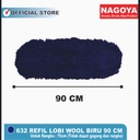 NAGOYA Refill Mop Lobi Wool Biru - 75cm, 90cm