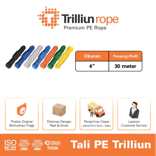 Tali PE Trilliun 4 mm - 30 Meter