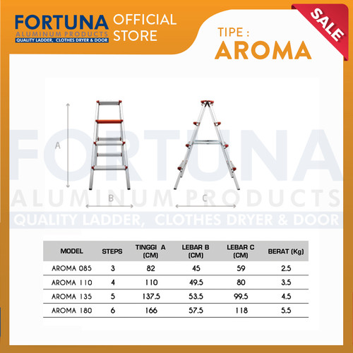 Tangga Lipat Fortuna Aroma 110