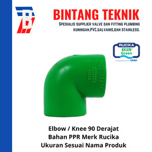 Elbow / Knee PPR 4" inch (110 mm) Rucika 90 Derajat