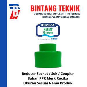 Redcuer Vlok Sok PPR 3" x 1 1/2" (90 x 50 mm) Rucika