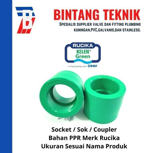 Socket / Sok PPR Rucika 6" (160 mm)