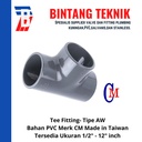 Tee 5" inch PVC AW Merk CM Taiwan