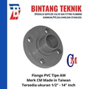 Flange 4" inch PVC AW Merk CM Taiwan